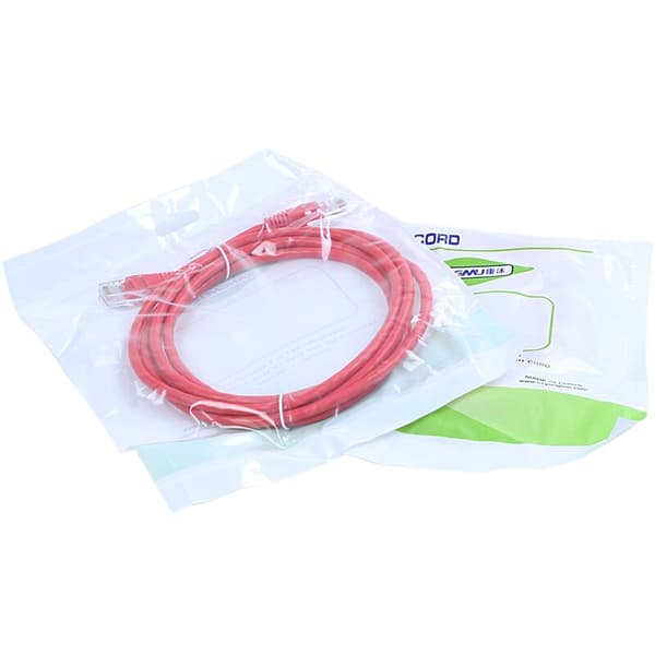 RJ45 Ethernet Cat5 LAN-netværkskabel Patch-ledning, 2M rød 10 stk.