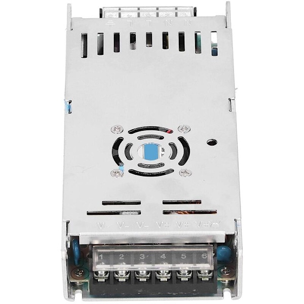 Strømbryter for LED-strimler AC170-250V DC12V 30A 360W, aluminiumhus