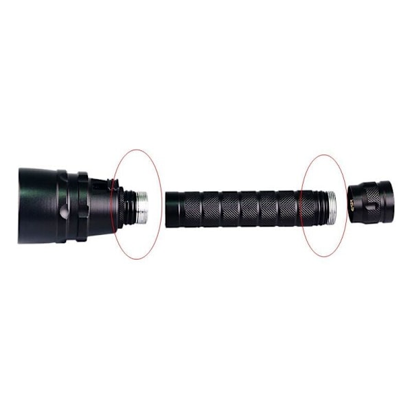 BigMac Cree L2 LED Dykke-lommelykt 100M Under vann Vanntett Oppladbar Batteri Lys og Lader Inkludert