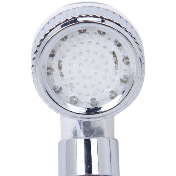 LED Duschhuvud Sprinkler Negativt Järn Anjon Temperatursensor RGB Färg