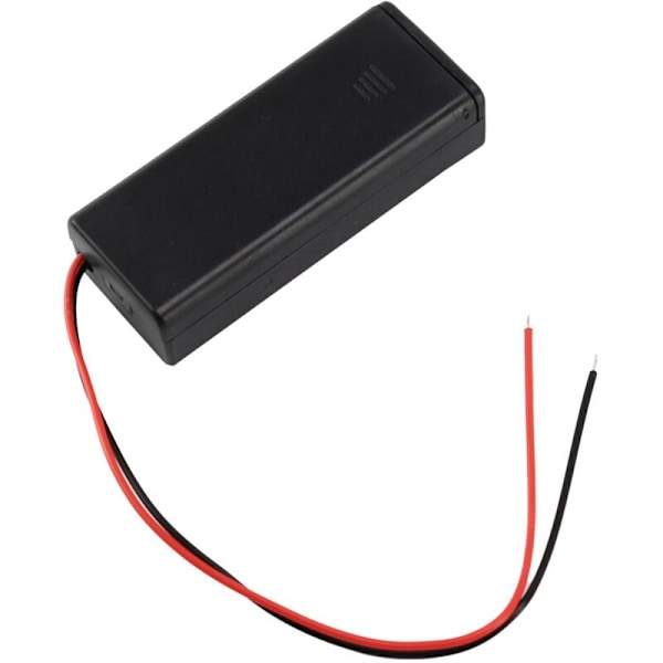 2 stk. 2xAAA 3V batteriholder batteriholder a/kontakt m låg