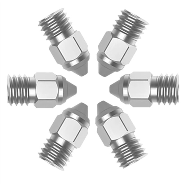 3D-tulostimen osat Suutinsetti -HF 0,25/0,4/0,6/0,8 mm 5 kpl/setti -3 sarjan tulostimelle