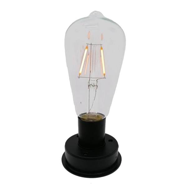 1Pc Solar LED Tungsten Filament Bulb Lamp 2800K Light Sensors Auto Fence Night Lights for Garden Lamp (7Cm)