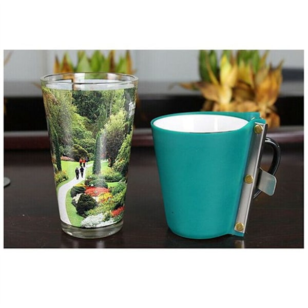 5-pak Dye Sublimation Printer 12oz 3D Silikonkop-Klemme Wrap Gummi Form Fiksering