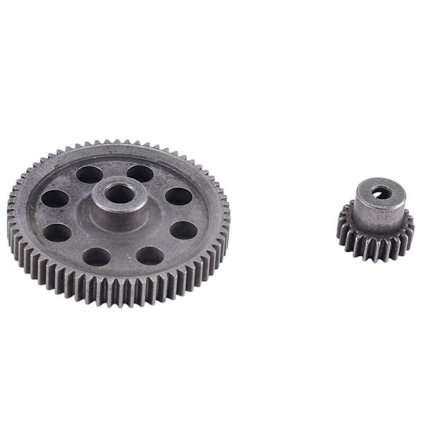 2 kpl sarjaa (21T+64T) 11184 & 11181 Erotusmetallipäävaihde 64T Moottorin vaihde 21T
