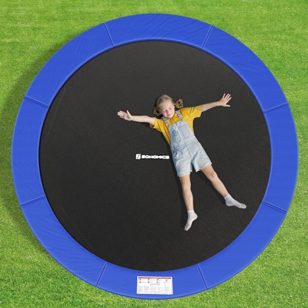 10 fot Trampolin Skyddsmatta Skyddande Vattentät UV- och Frostbeständig Padding