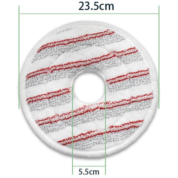 4 Pak Vaskbare Mikrofiber Klude til Spin Støvsuger Efterfyldning Mop Støvsamler Sæt Grå