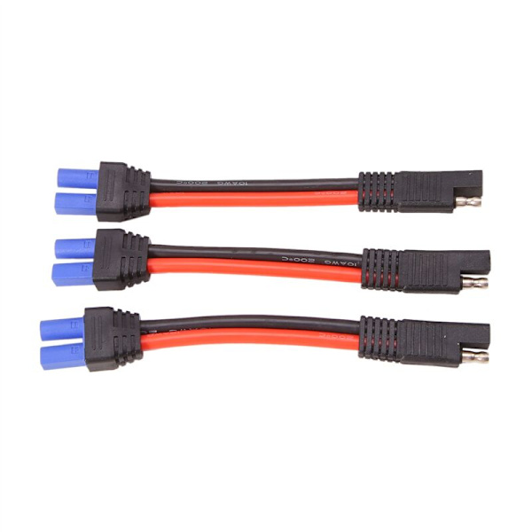 Tykk kobber for SAE-adapterkabel SAE-plugg til EC5 strømledning Solcellebatterikabel