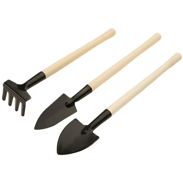 3 stk. Små hagehåndsspade hagespade transplanter lett komfortabelt ergonomisk håndtak hageverktøy