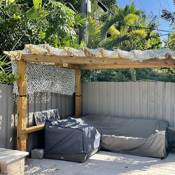 Stort Militært Forstærket Camouflage Net - Ideelt til Camouflage, Jagt, Havedekoration, Skygge, Foto, Terrassemarkiser, 2X3M