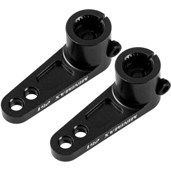 2 stk. 25T Servo Horn Servo Arm Kompatibel med Futaba Savox Servo for 1/8 1/10 RC Off-Road Drift Car, 2
