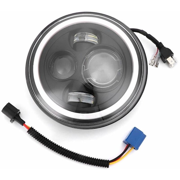 LED-frontlys, 7 tommer Tower Daytime Running Lights Blinklys Frontlys Lampe Høy og Lavstråle Bilfrontlyssett