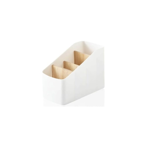 Multifunksjonell fjernkontroll oppbevaringsboks, kreativ minimalistisk stue, hjem solid tre fjernkontroll