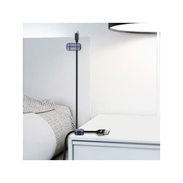 Kabelopbevaring Kabelarrangør Hovedtelefon Kabel Fixer Desktop Office Wrap Kabelbinder Klem Kabelbinder