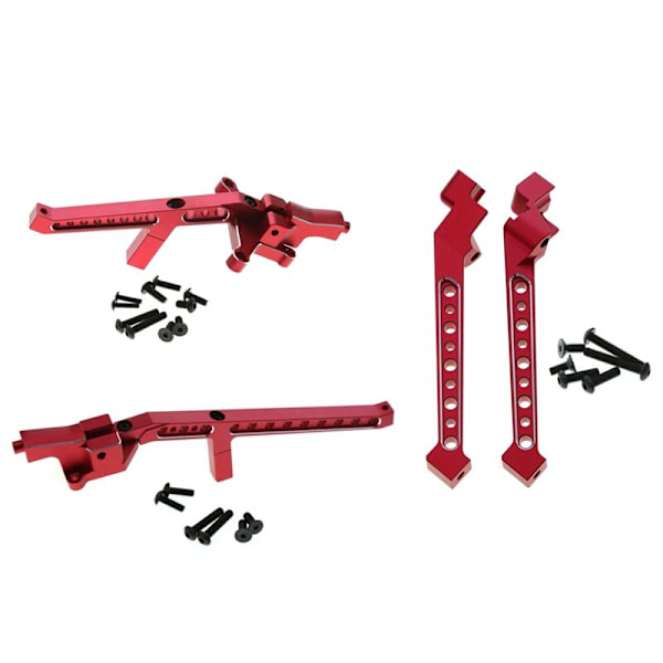 Alumiinirunko ja takatuki 9520 9521 1/8 Sledge RC -auton päivitysosiin, 1