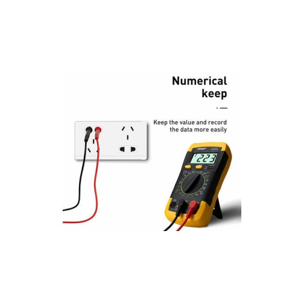 Digitalt LCD-multimeter, DC-tester multimeter