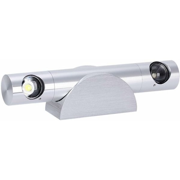 6W LED Vegglampe Innvendig Design Dobbel Rotasjon 360 Aluminium Belysning Original Lampe for Soverom Dekorasjon Stue Kontor Korridor Bad -
