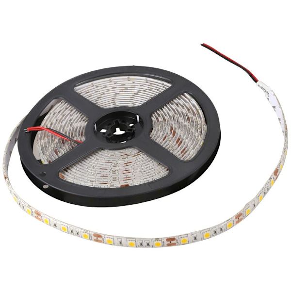 5M 300 LED 5050 SMD Varm Hvid Vandresistent Bil Fleksibel Strimmellampe 12V DIY Del