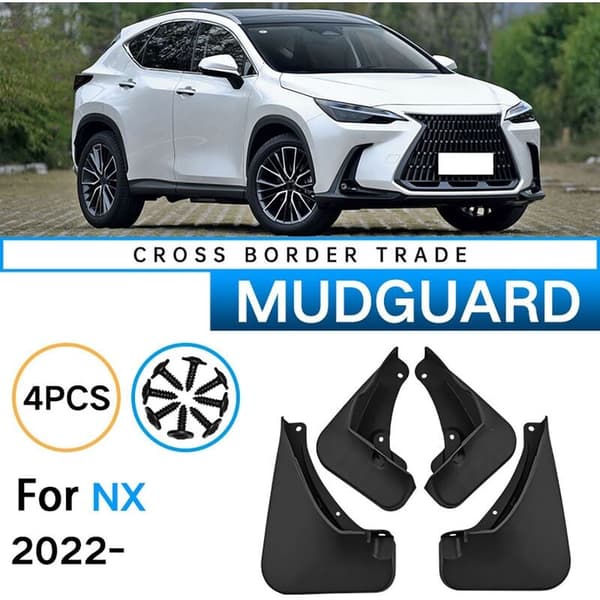 Bilskærme til NX 2022 - Stænklapper - Mudflaps - Mudguards - Stænkskjolde - Biltilbehør Bilstyling