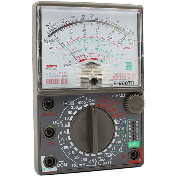 960Tr AC DC Analog Multimeter Strømmåler Volt Ohm Elektrisk Multimeter