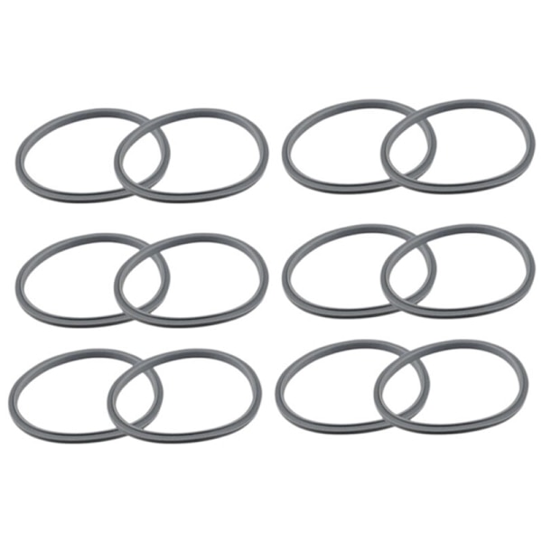 12-pack grå packningsersättningsdelar för 600W 900W blenders, reservdel för blender