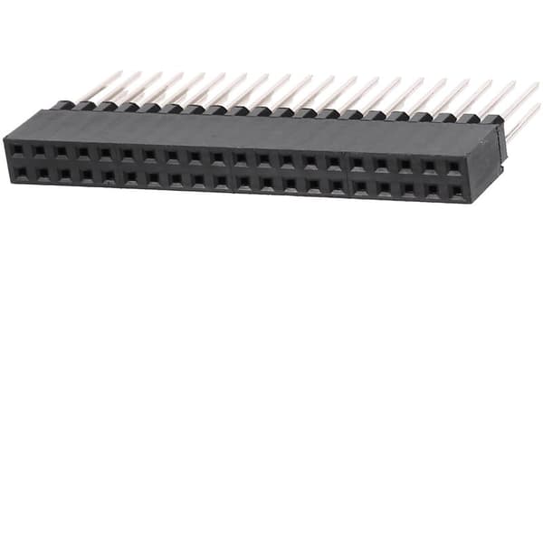 5 stk. PC104 2,54 mm dobbelt række stabelbar header-stik 2X20P header til kontrol-bundkort-interface, 2X20P