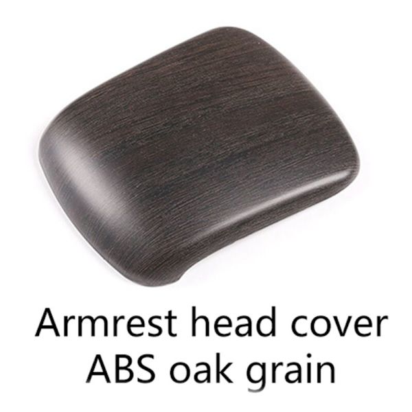 Til B-Klasse 2020 Center Control Armrest Hovedstøttebetræk ABS Eg Træstruktur