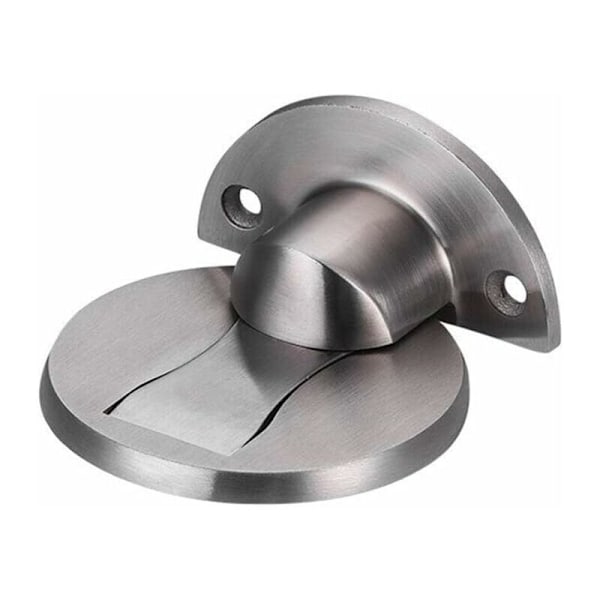 304 rustfritt stål magnetisk dørstopper, klips dørstopper for hjem, kontor, restaurant og hotell (sølv)
