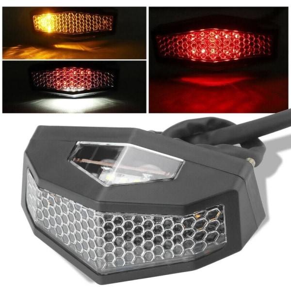 Uusi 12V yleinen ATV-takavalo 5 in 1 LED-takavalot Jarruvalo Vilkku Rekisterikilven valo