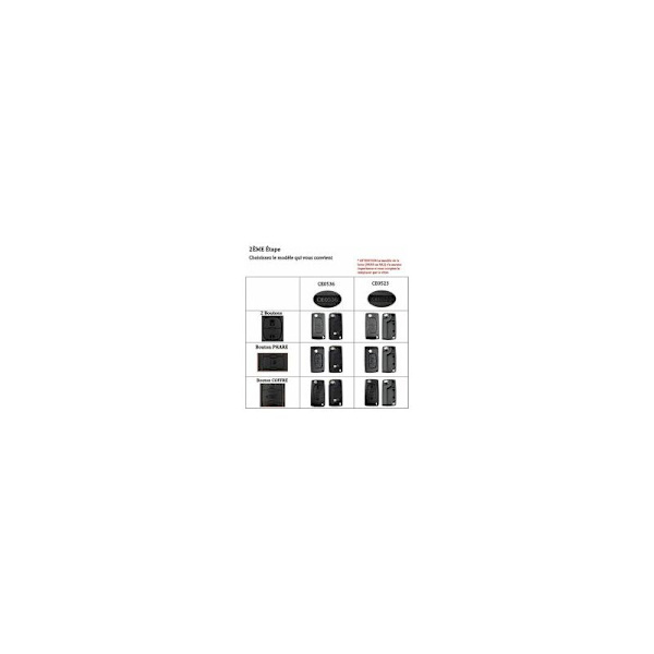 Knapper Nøgleskal Kompatibel CE0523 Foldbar Flip Nøgle til Peugeot 207 307 308 407 408 3008 5008 Citroen C2 C3 C4 C5 C6 C8 (2 Knapper, CE0523)
