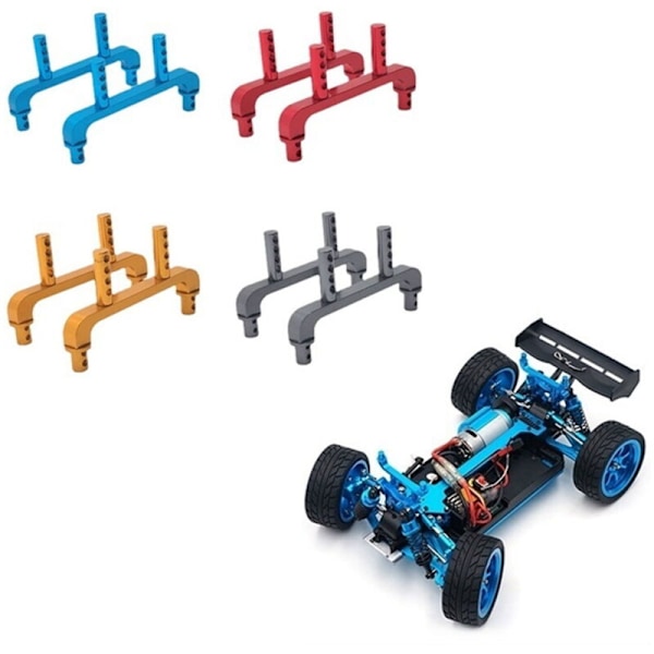 RC Bil Metall Karosseri Skal Stödben för A949 A959 A969 A979 K929 A959-B 1/18 RC Uppgraderingsdelar, Gul
