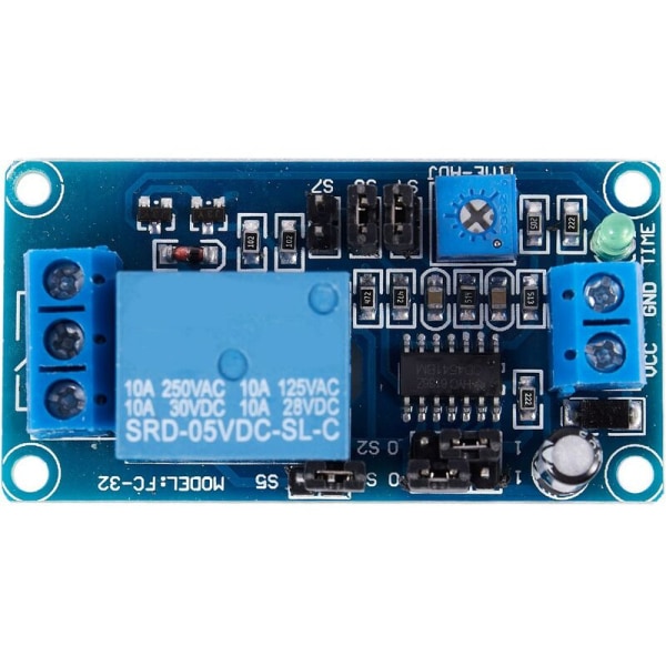 DC5V -32 Enkeltkanals tidsrelémodul kontrollkort
