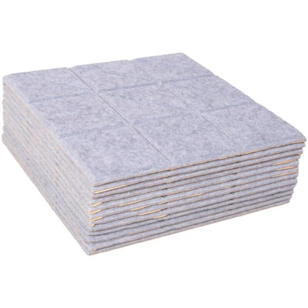 Itsekiinnittyvät Akustiset Paneelit, 12 Pakkausta 12 X 12 X 0.4 Tuuman Äänieristyspaneelit, Äänieristävät Koristeelliset Seinäpaneelit D