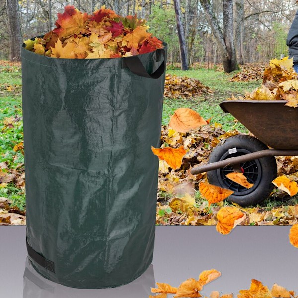 Trädgårdsavfallspåsar med UV-skydd 120 liter 3-pack
