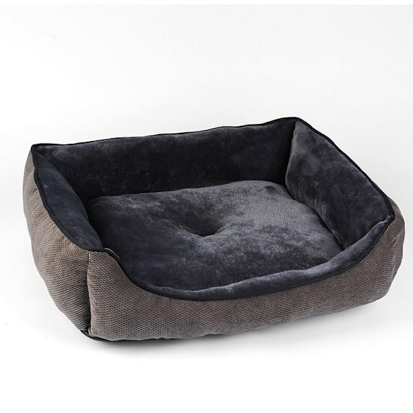 Katteputer og Matte, Flanell Enkelt Kvadratisk Dyrebed (S 50x40x13cm) - RWCat Puter og Matte