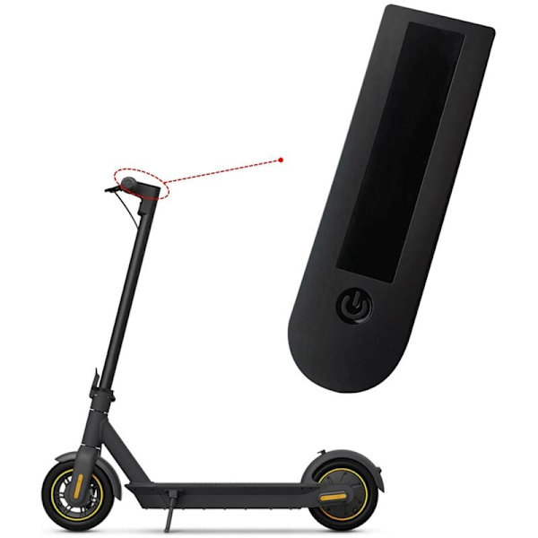 Vattentät silikon skyddande lock central kontrollpanel silikon lock för Max G30 elektrisk scooter svart