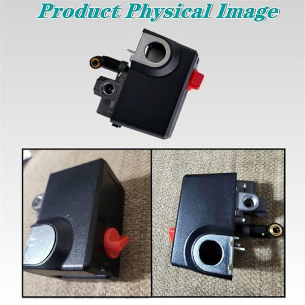 Uppgraderad tryckbrytare, ersättning för MDR 11/11, 26 ampere 120-155 PSI 120/240 volt
