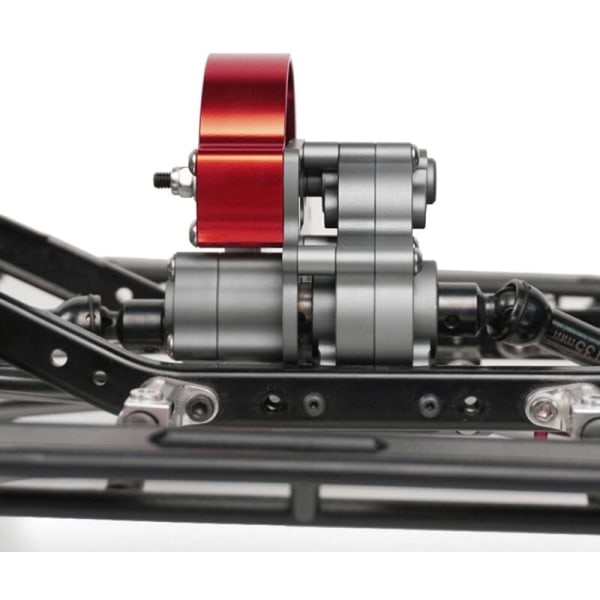 CNC Metall Reverseringsväxellåda för Axial SCX10 I II 1/10 RC Crawler Bil Uppgraderingar Delar Tillbehör,1