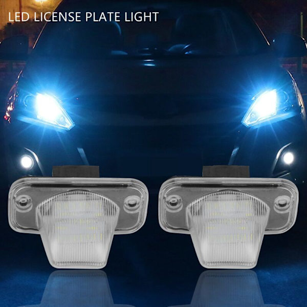 Bil 18SMD LED-skyltbelysning för Transporter T4 / MK4 B5 B6 Eurova