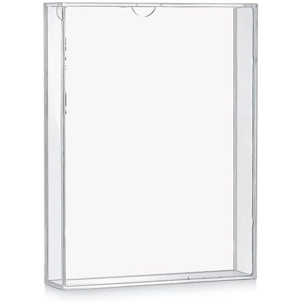 Skugglåderam DIY Akryl Fotoram Skrivbordsdisplaylåda Helt Transparent Förvaringslåda