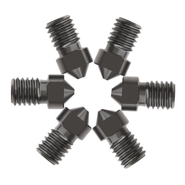 3D-skrivartillbehör V6 slipande ståldysa 1,75/1,0 mm 4-pack