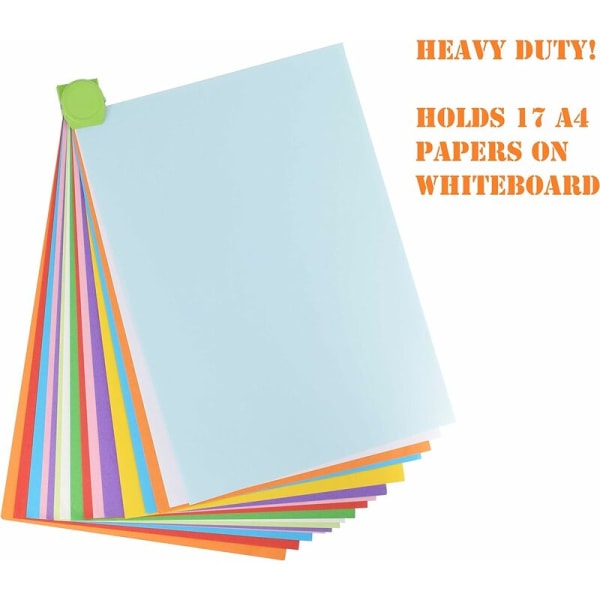 16 Färger Multi Color Metall Magnetiska Klämmor, Magnetisk Kylskåp Whiteboard Vägg Memo Anteckning Klämma