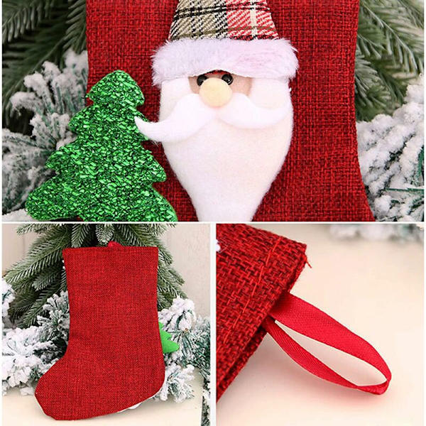 3 st Fyll och Häng Julstrumpor 23x15cm Julstrumpor Stora Julstrumpor Set Spis Julstrumpor Juldekoration Jul
