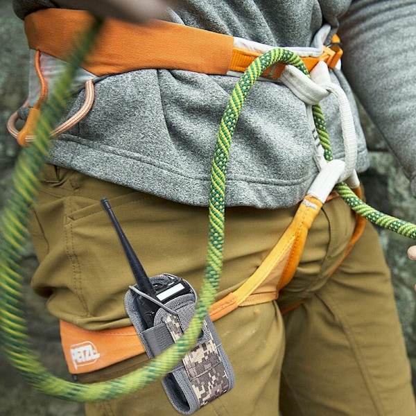 Radiohållare Holster Radio Carrier Duty Belt - Molle Radiohållare Molle Radioficka Fodral Heavy Duty Radios Holster Väska för Tvåvägs Walkie Talkies