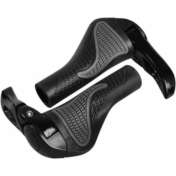 Bicycle Handlebar Grips Ergonomic Grips Handlebar Grips Mountain Bike Handlebar Grips Comfortable Non-Slip Rubber and Aluminum Handlebar Grips-