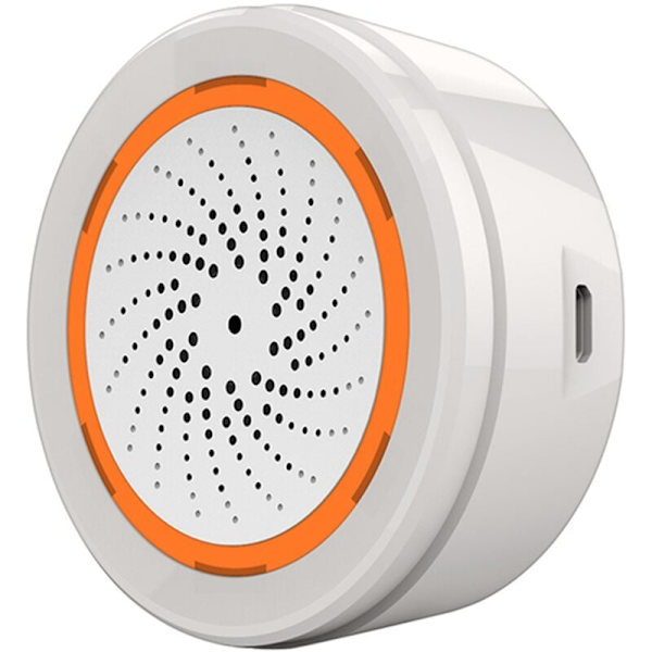 ZigBee NEO 90DB ljud- och ljussensor inbyggd sirenlarmsensor Tuya Smart Life