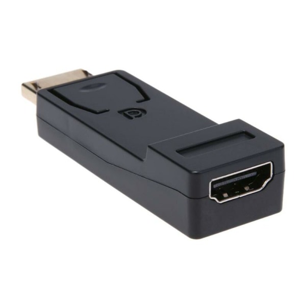 Displayport till DP-hane adapterkonverter DP-kontakt adapter 1080P Plug and Play