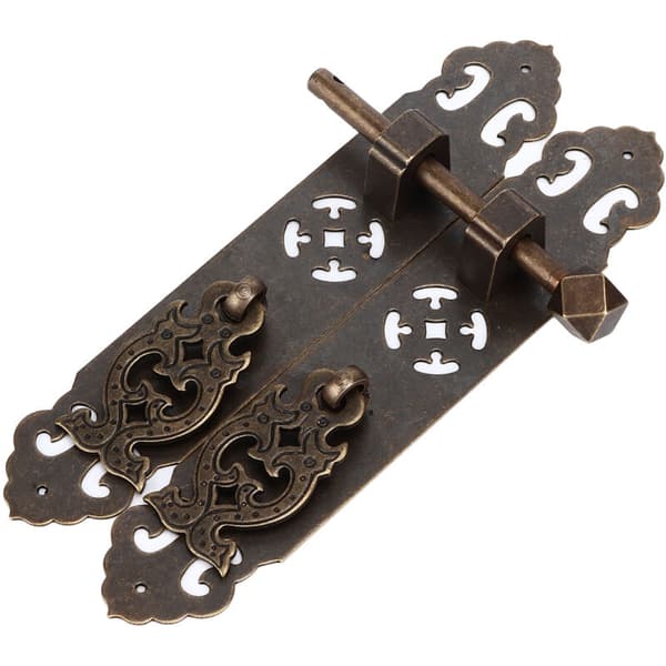 Antik Rustfrit Hængende Skuffe Retro Elegant Messing Træk Håndtag til Kommode Skabe Bronze