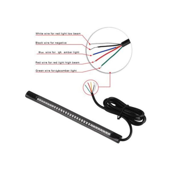 Holdbare 48 Smd bremselys lys Led lys vanntetting skiltlys