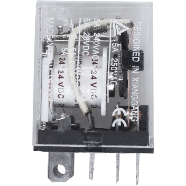 Spold DC 12V 10A 240VAC 28VDC Elektromagnetiskt Relä DPDT JQX-13F2Z
